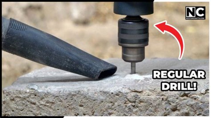 Can you use a regular drill to drill into concrete