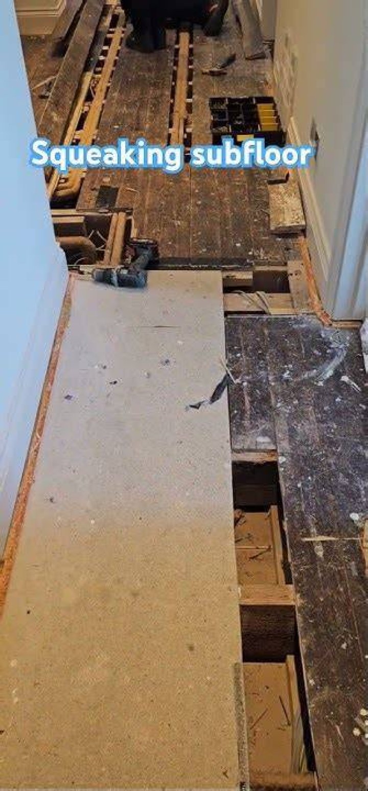 How do you fix subfloor under carpet