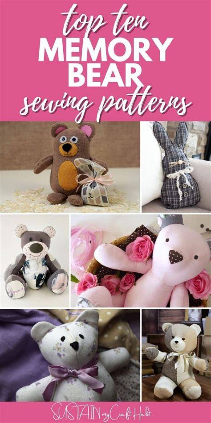 How do you hand stitch a memory bear