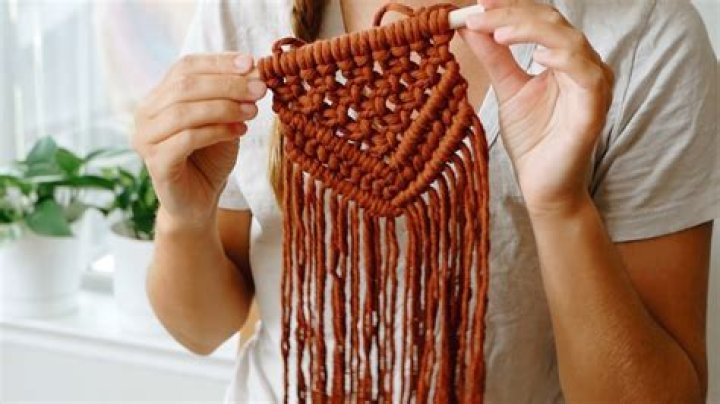 How do you hang a small macrame wall