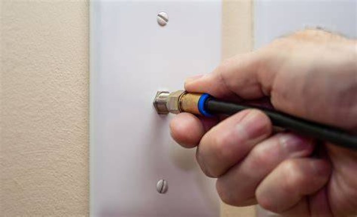 How do you install a coax wall plate