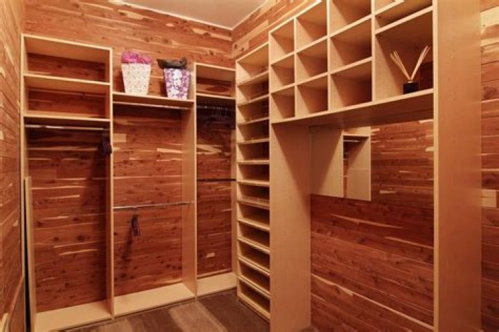 How do you install cedar in a closet