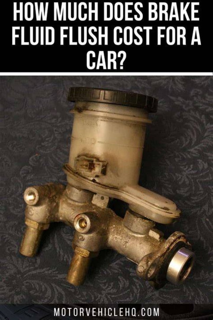 How much does a brake fluid flush cost