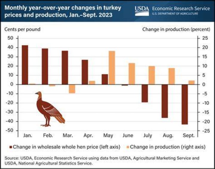 How much does a turkey cost in Nigeria