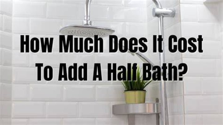 How much does it cost to add half bath
